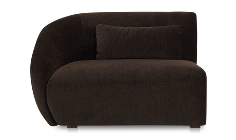 Amelia Left Arm Facing Chair - Espresso by Moe's Home at Eve Furniture