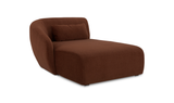 Amelia Left Arm Facing Chaise - Chestnut by Moe's Home at Eve Furniture