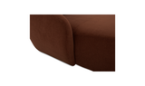 Amelia Left Arm Facing Chaise - Chestnut by Moe's Home at Eve Furniture