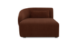 Amelia Left Arm Facing Chaise - Chestnut by Moe's Home at Eve Furniture