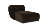 Amelia Left Arm Facing Chaise - Espresso by Moe's Home at Eve Furniture