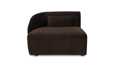Amelia Left Arm Facing Chaise - Espresso by Moe's Home at Eve Furniture