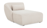 Amelia Left Arm Facing Chaise - Warm White by Moe's Home at Eve Furniture