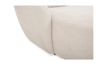 Amelia Left Arm Facing Chaise - Warm White by Moe's Home at Eve Furniture