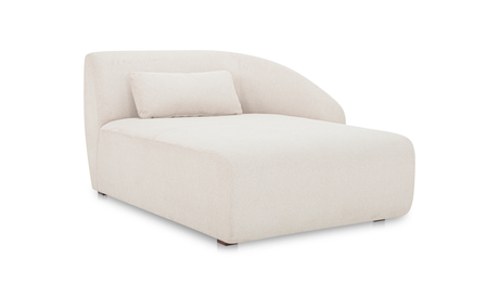Amelia Right Arm Facing Chaise - Warm White by Moe's Home at Eve Furniture