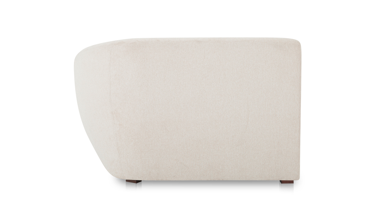 Amelia Right Arm Facing Chaise - Warm White by Moe's Home at Eve Furniture