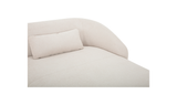 Amelia Right Arm Facing Chaise - Warm White by Moe's Home at Eve Furniture