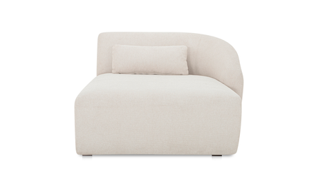 Amelia Right Arm Facing Chaise - Warm White by Moe's Home at Eve Furniture