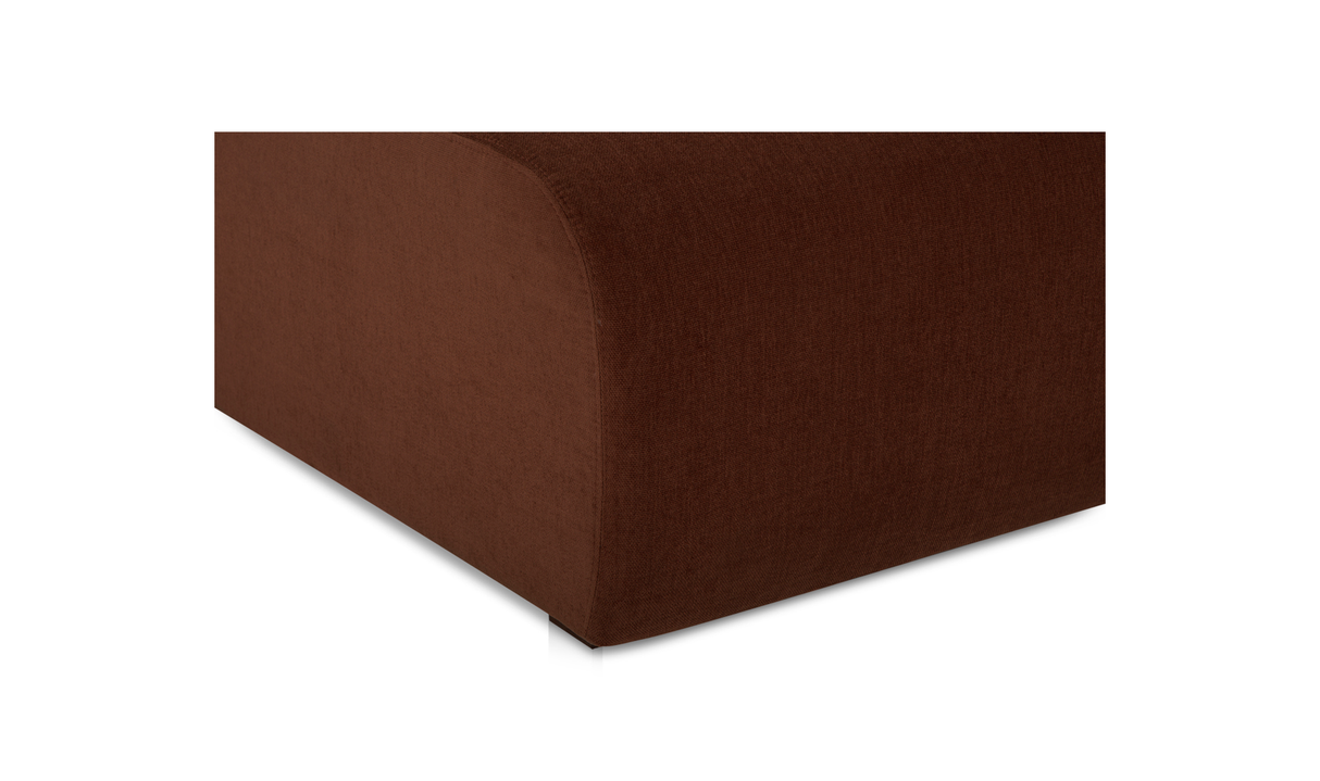 Amelia Slipper Chair - Chestnut by Moe's Home at Eve Furniture
