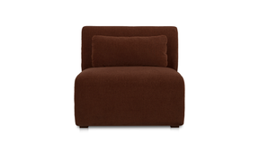 Amelia Slipper Chair - Chestnut by Moe's Home at Eve Furniture