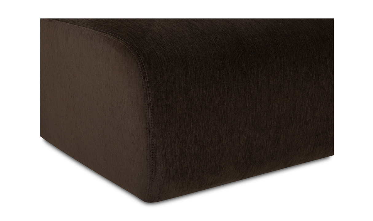 Amelia Slipper Chair - Espresso by Moe's Home at Eve Furniture