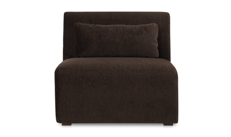 Amelia Slipper Chair - Espresso by Moe's Home at Eve Furniture