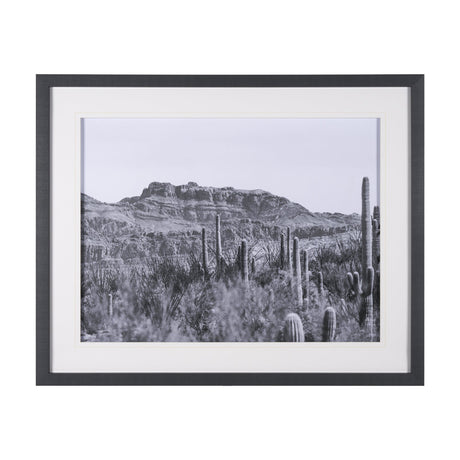 American Borderlands by Nathan Larson Hand Embelished Textured Framed Photo Art Print Matted under G by Mercana at Eve Furniture