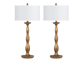 Amherst Brass Table Lamp (Set of 2) by Crestview at Eve Furniture