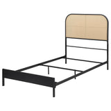 [Special Price] Amherst Black Radio Weave Rattan Metal Full Bed by Coaster at Eve Furniture