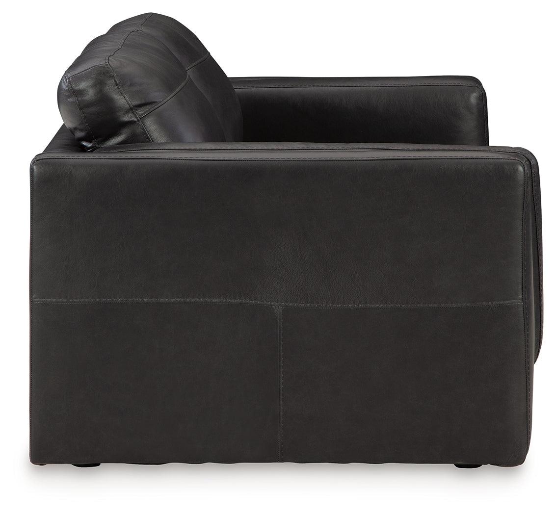 Amiata Onyx Loveseat by Ashley at Eve Furniture
