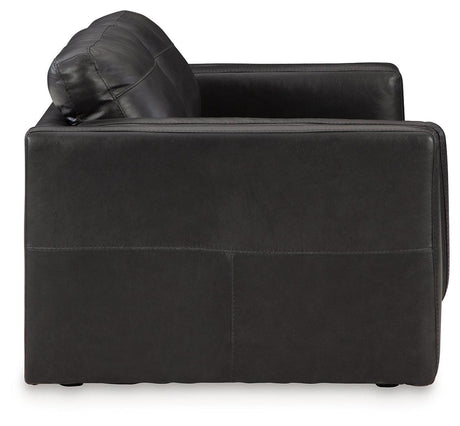 Amiata Onyx Loveseat by Ashley at Eve Furniture
