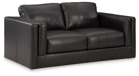 Amiata Onyx Loveseat by Ashley at Eve Furniture