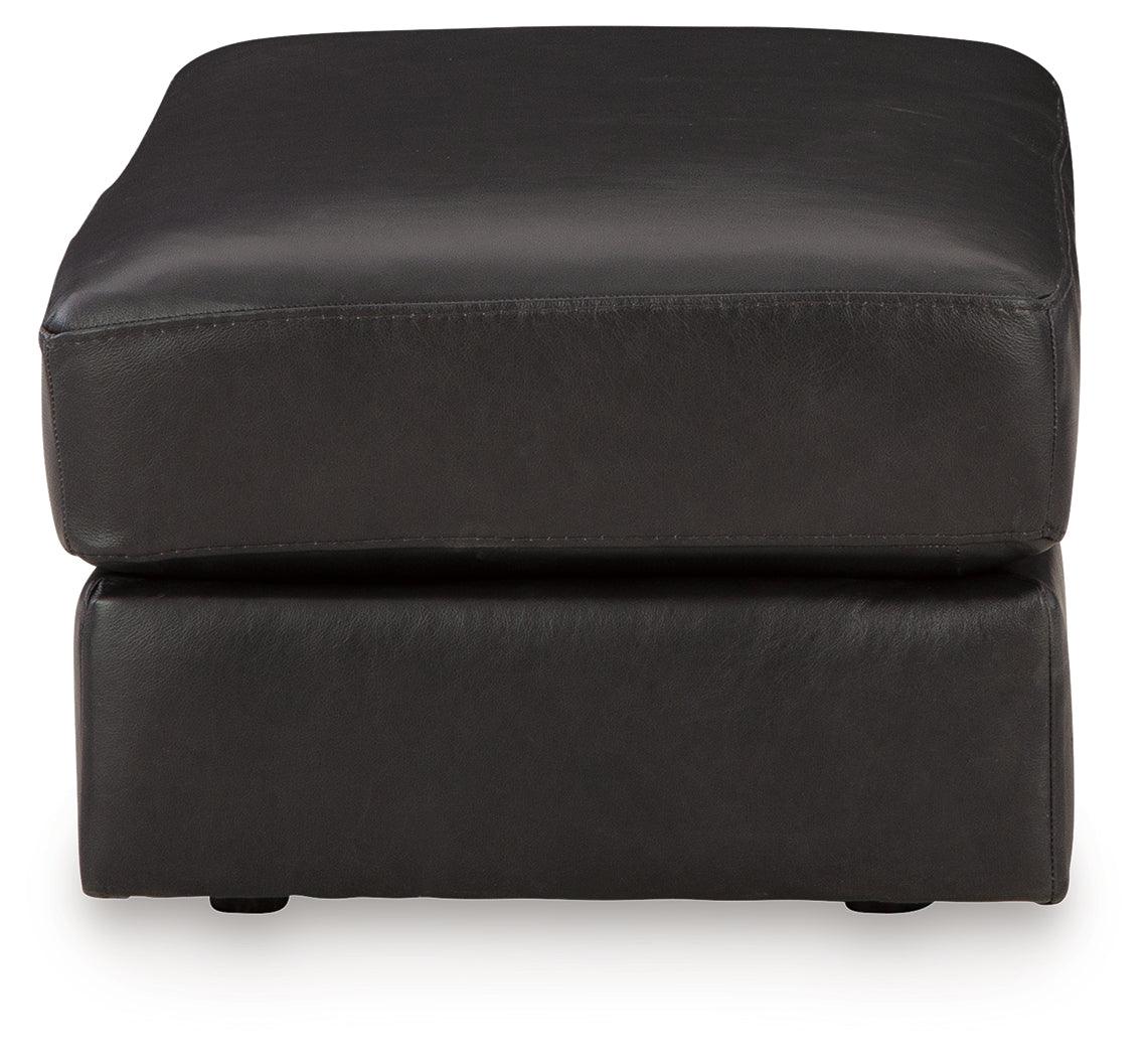 Amiata Onyx Ottoman by Ashley at Eve Furniture