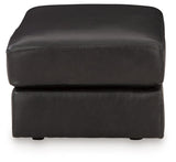 Amiata Onyx Ottoman by Ashley at Eve Furniture