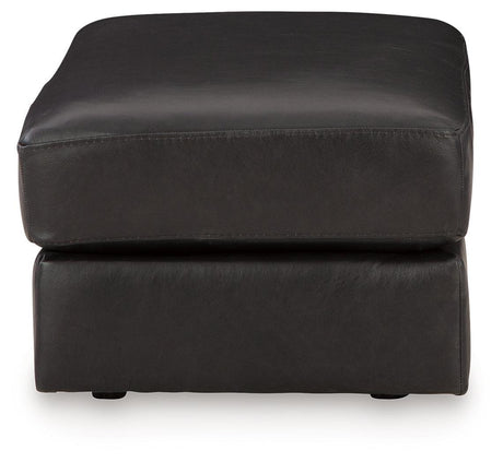 Amiata Onyx Ottoman by Ashley at Eve Furniture