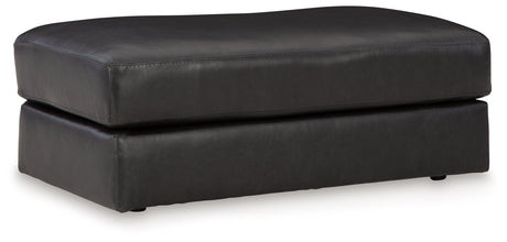 Amiata Onyx Ottoman by Ashley at Eve Furniture