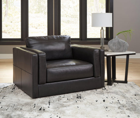 Amiata Onyx Oversized Chair by Ashley at Eve Furniture