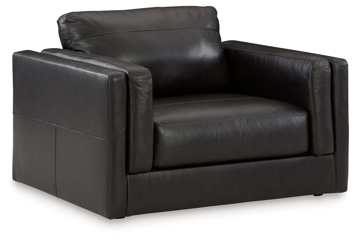 Amiata Onyx Oversized Chair by Ashley at Eve Furniture