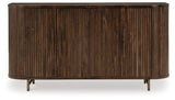 Amickly Dark Brown Accent Cabinet by Ashley at Eve Furniture