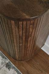 Amickly Dark Brown Accent Cabinet by Ashley at Eve Furniture