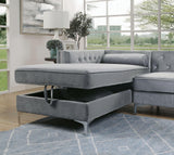 Amie Gray Sectional by Furniture of America at Eve Furniture