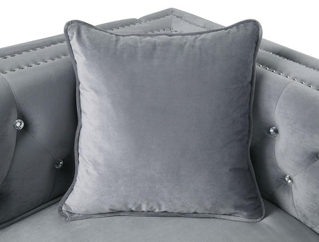 Amie Gray Sectional by Furniture of America at Eve Furniture