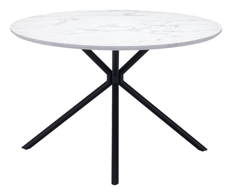 Amiens Dining Table White by Zuomod at Eve Furniture