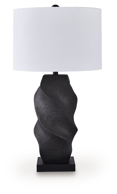 Amillion Black Table Lamp by Ashley at Eve Furniture