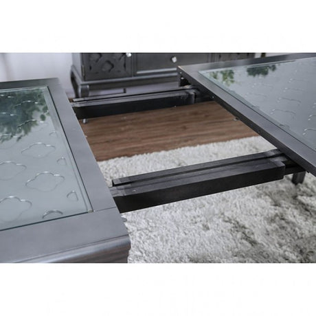 Amina Gray 7-Piece Dining Room Set by Furniture of America at Eve Furniture