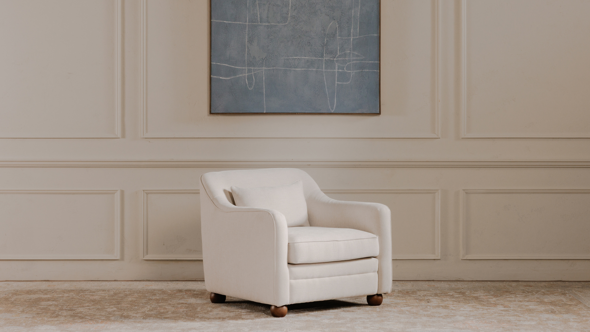 Amira Accent Chair Oat by Moe's Home at Eve Furniture