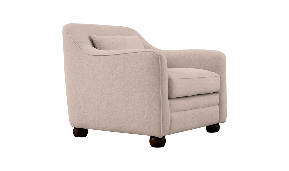 Amira Accent Chair Oat by Moe's Home at Eve Furniture