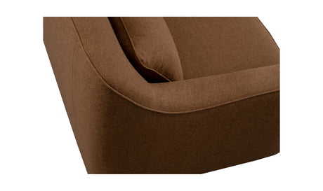 Amira Accent Chair Rust by Moe's Home at Eve Furniture