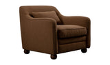 Amira Accent Chair Rust by Moe's Home at Eve Furniture