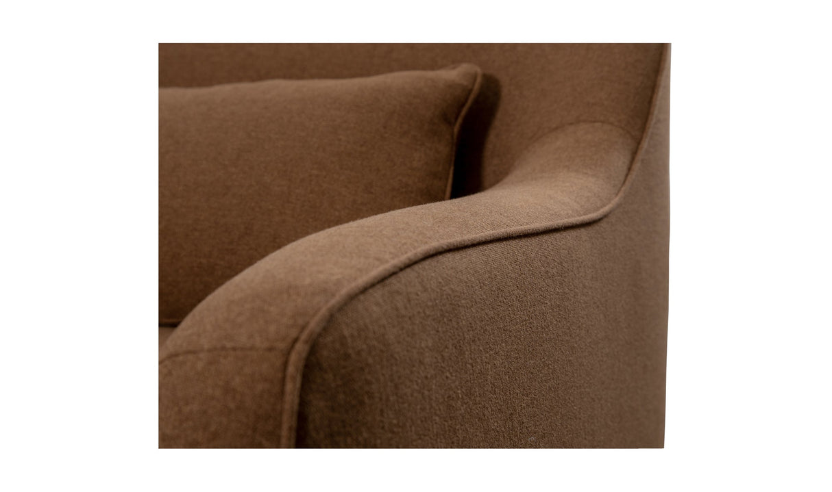 Amira Accent Chair Rust by Moe's Home at Eve Furniture
