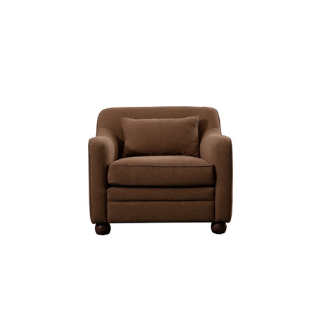 Amira Accent Chair Rust by Moe's Home at Eve Furniture