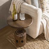 Amira Natural Accent Table Large by Classic Home at Eve Furniture