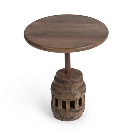 Amira Natural Accent Table Medium by Classic Home at Eve Furniture