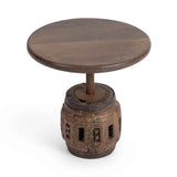 Amira Natural Accent Table Small by Classic Home at Eve Furniture