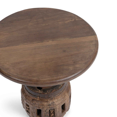 Amira Natural Accent Table Small by Classic Home at Eve Furniture