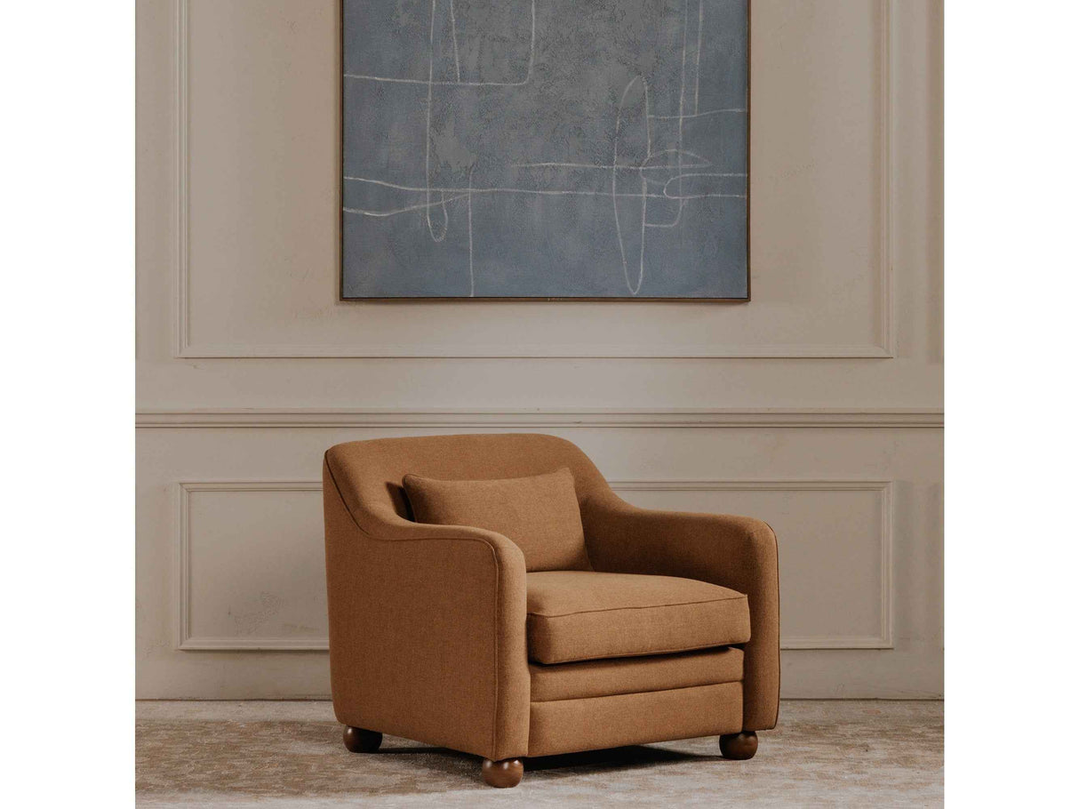 Amira Rust Accent Chair