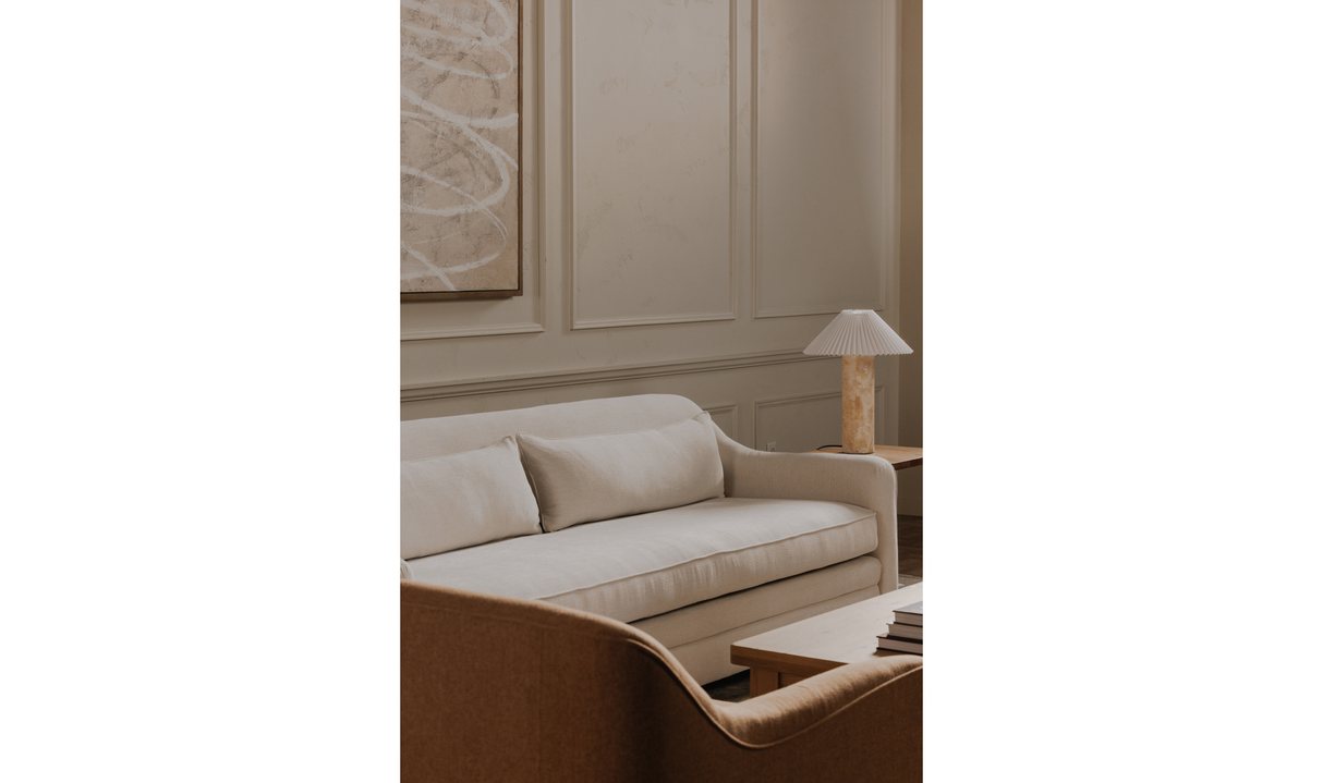 Amira Sofa Oat by Moe's Home at Eve Furniture