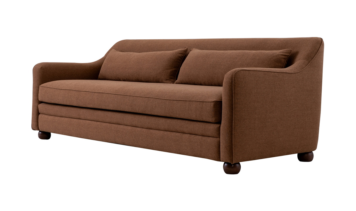 Amira Sofa Rust by Moe's Home at Eve Furniture