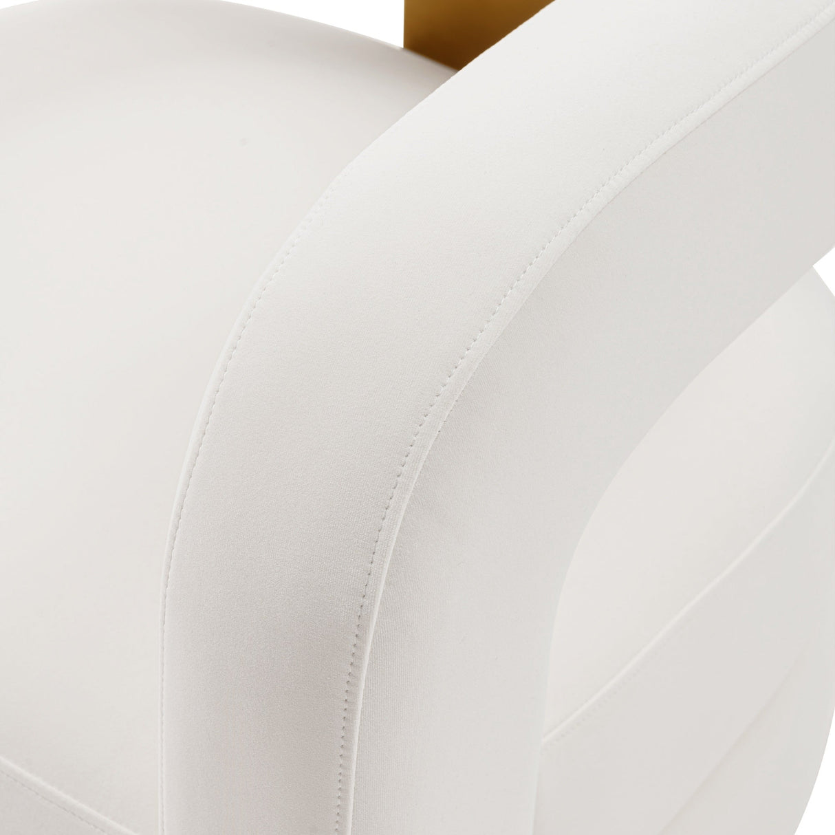 Amirah Accent Chair in White by Manhattan Comfort at Eve Furniture