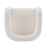 Amirah Accent Chair in White by Manhattan Comfort at Eve Furniture
